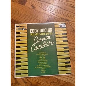 Decca Eddy Duchin Remembered Carmen Cavallaro  LP Stereo DL 74449